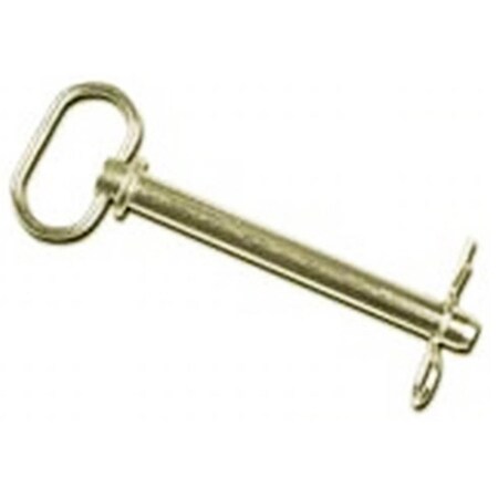 Double Hh 25653 1 x 6.25 in. Zinc Plated Hitch Pin- Yellow 146281